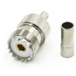 Роз'єм UHF female 6 crimp