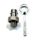 Антенний адаптер із кільцем заземления, перехідник BNC-female to moto RF, для рацій Motorola DP серії