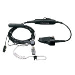 KHS-12bl 3-х провідна гарнітура прихованого носіння з прозорим звуководом Kenwood