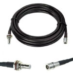 Готова кабельна збірка QMA male або QMA female, з використанням ВЧ кабеля RG-223U довжиною 10 метрів