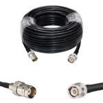 Готова кабельна збірка BNC male або BNC female, з використанням ВЧ кабеля RG-223 C/U, довжиною 20 метрів