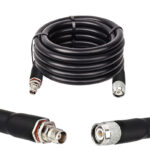 Готова кабельна збірка TNC male або TNC female, з використанням ВЧ кабеля RG8/U  довжиною 10 метрів