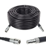 Готова кабельна збірка QMA male або QMA female, з використанням ВЧ кабеля RG8/U  довжиною 20 метрів