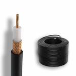 RG-213/U Cупергнучкий коаксіальний багатожильний кабель (ціна за бухту 200м), Тайвань