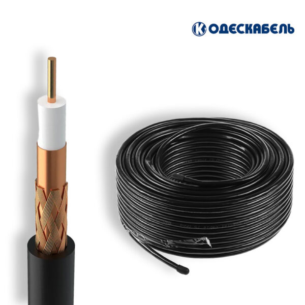 RG-8-49П Коаксіальний кабель з низькими втратами (ціна за бухту 100м) Україна "ОДЕСКАБЕЛЬ"