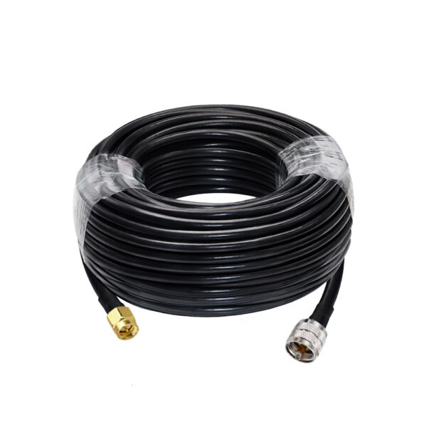 Кабель RG-58/U довжиною 20 метрів з роз'ємами PL-SMA-male