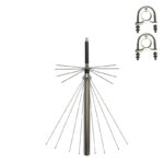 Широкосмугова антена BS-D1300 Rx 25-1300MHz,Тx 120-180/415-465MHz,1600mm, 1.14kg, сталь, N-f, 130km,Тайвань