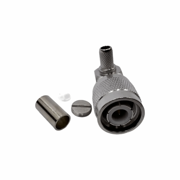 Роз'єм TNC male 6 crimp 90°