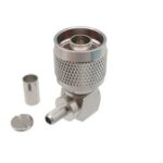 Роз'єм N Type male 7 crimp 90°