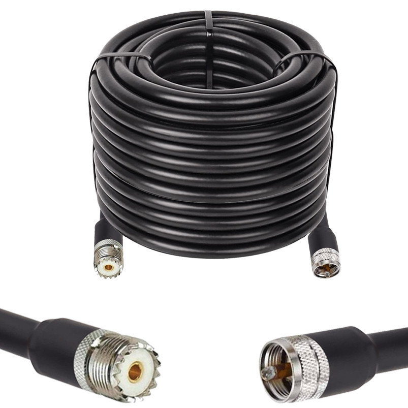 6634191566_gotova-zbirka-na.jpg Готова збірка на кабелі SLL-400 UHF Male - UHF Female, 25 метрів - Зображення 1