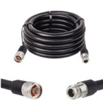 Готова кабельна збірка N male або N female, з використанням ВЧ кабеля RG8/U  довжиною 10 метрів