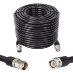 Готова кабельна збірка BNC male або BNC female, з використанням ВЧ кабеля RG8/U  довжиною 40 метрів