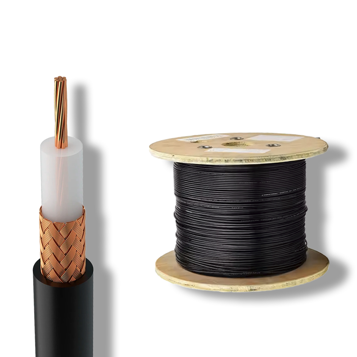 rg-213-500.jpg RG-213/U Коаксіальний кабель барабан 500 метрів - Зображення 1