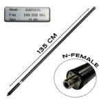 Wi-Fi всеспрямована стаціонарна антена BBT-2425FG15V, 2400–2500 МГц, 15 dBi, N-Female